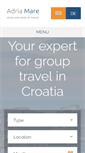 Mobile Screenshot of croadria-mare.com